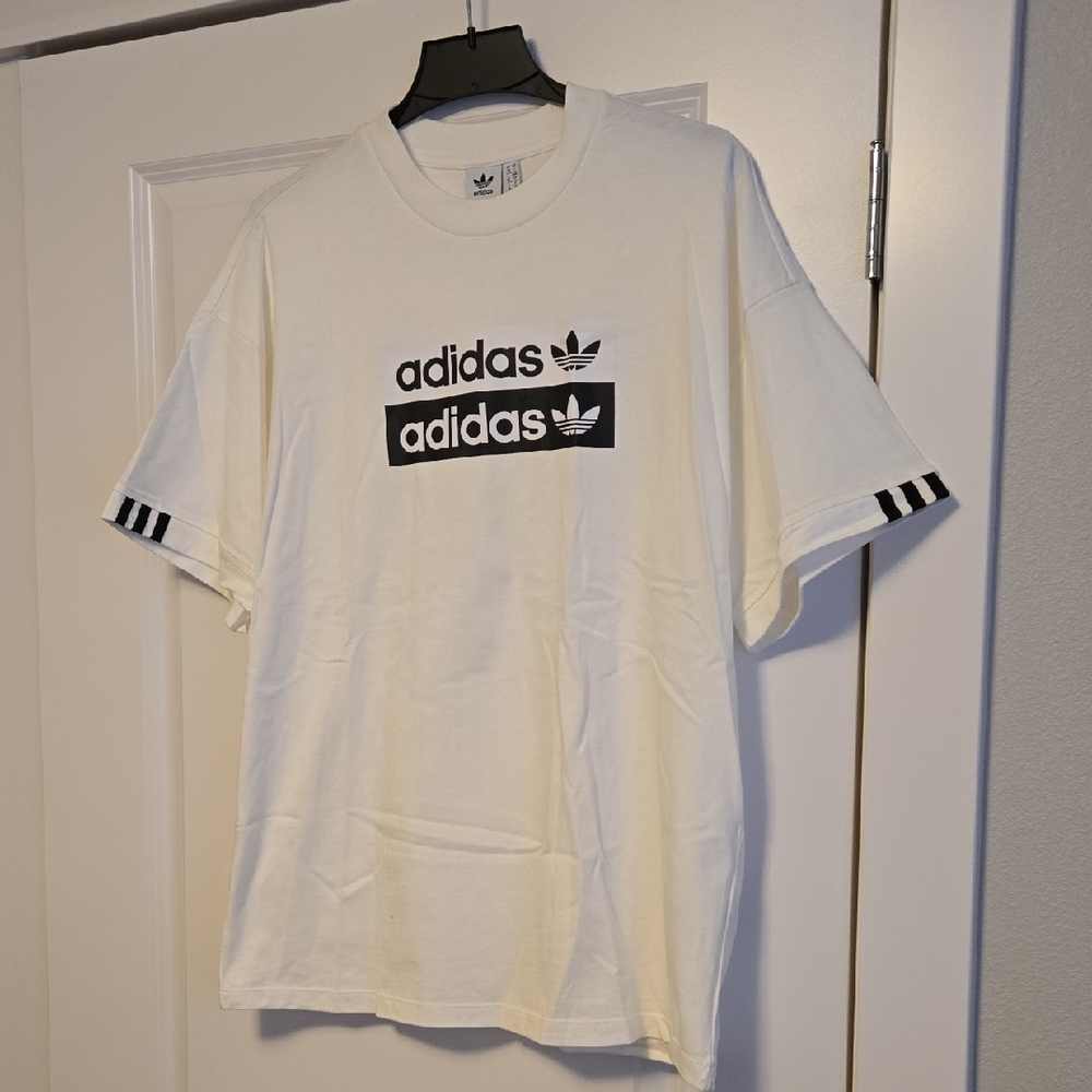 NEW Adidas White T-Shirt